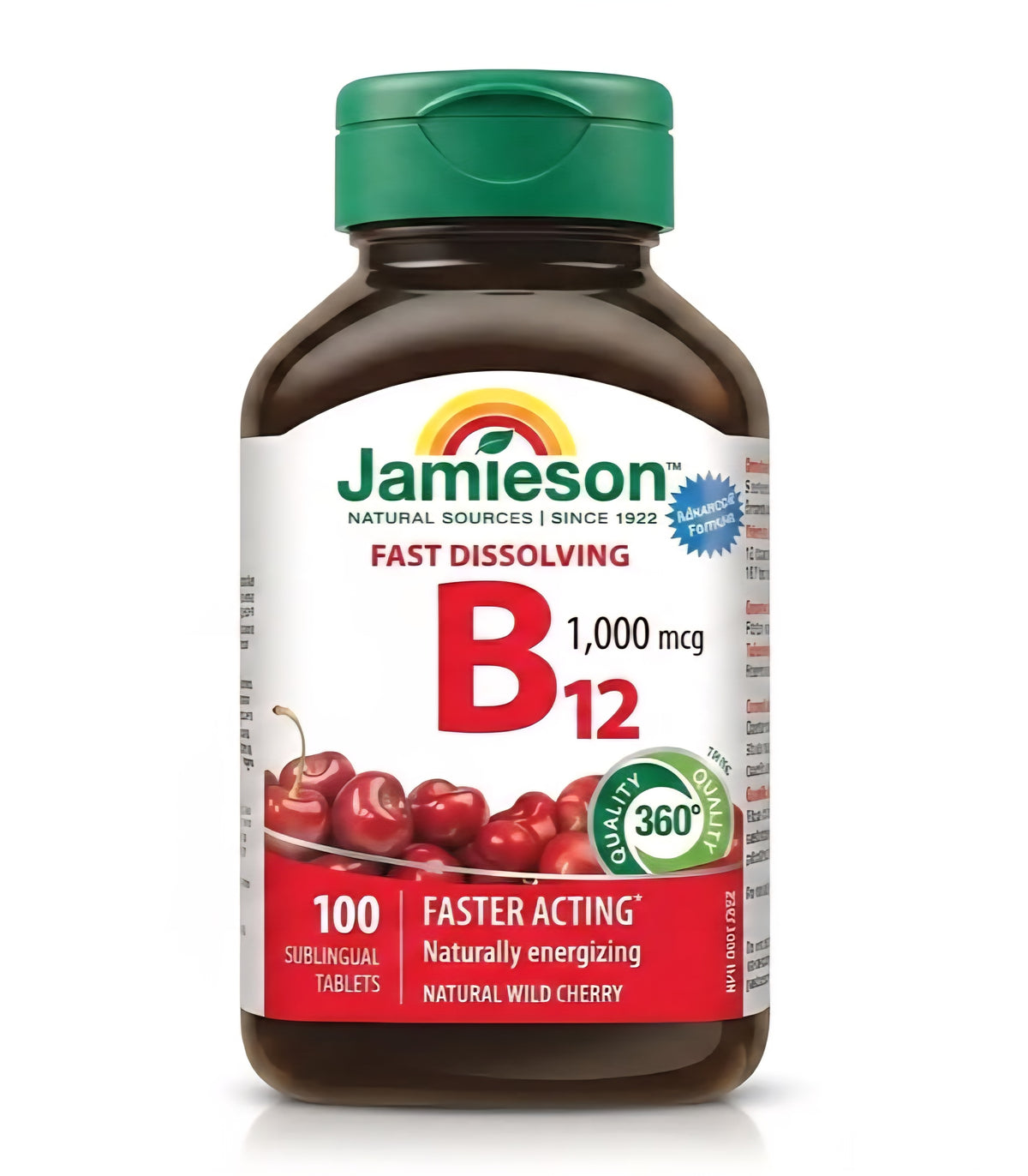 Jamieson Vitamin B12 1000mcg 100 Sublingual Tablets