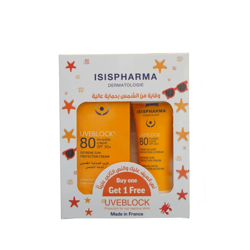 ISIS Uveblock Invisible 80 SPF50+ Cream 40ml Offer