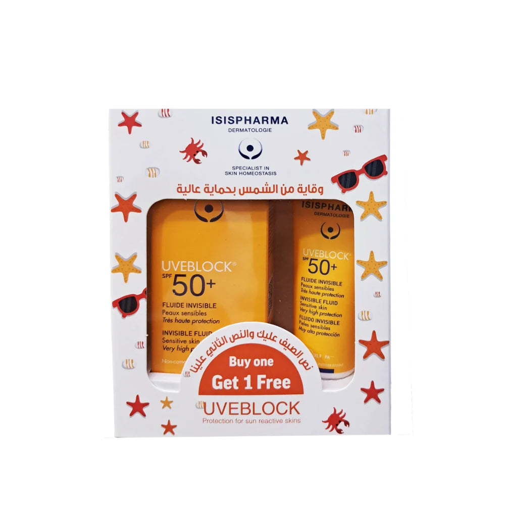 ISIS Uveblock Invisible SPF50+ Fluid 40ml Offer