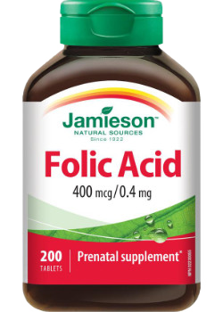 Jamieson Folic Acid 400 Mcg 200 Tablet