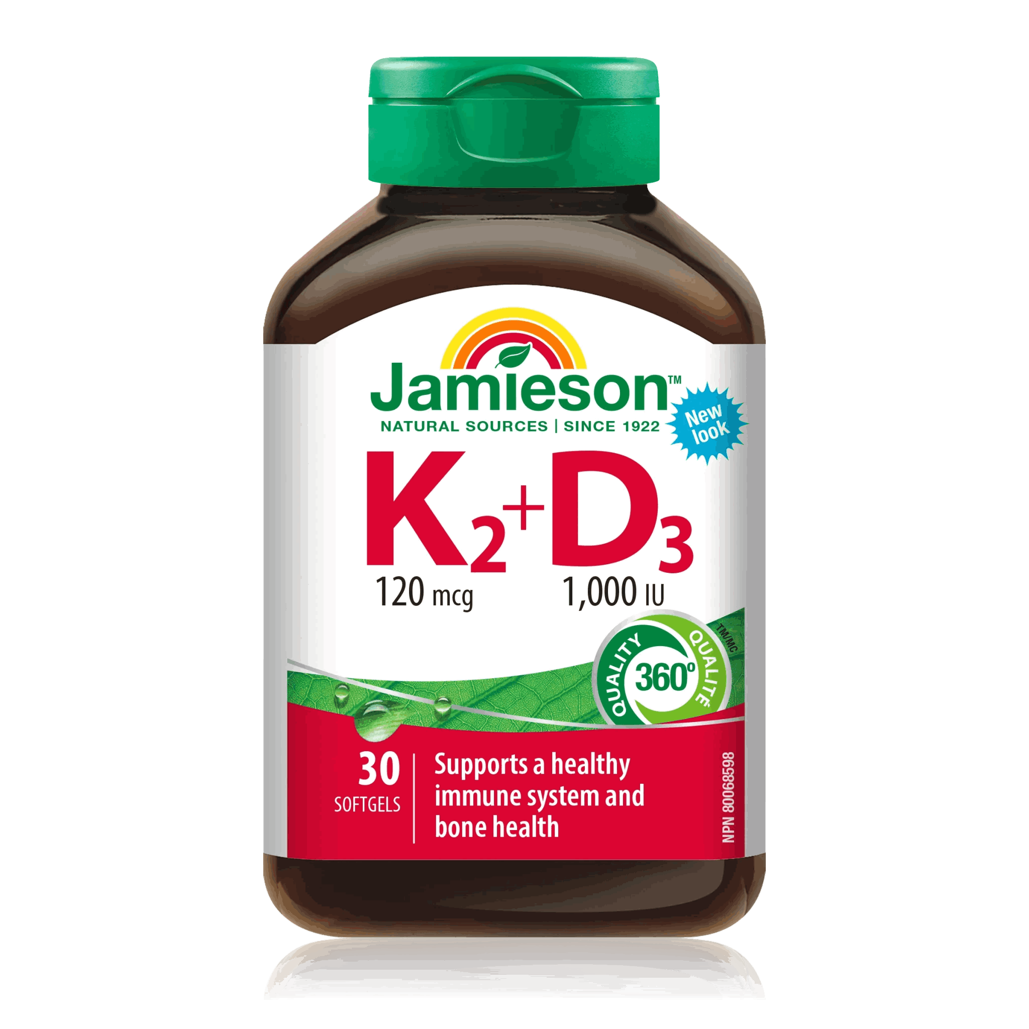 Jamieson K2+D3 30 Capsules