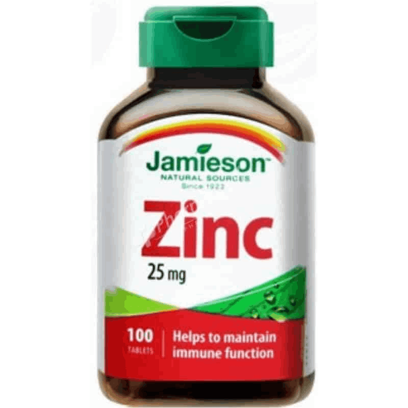 Jamieson Zinc 25mg 100 Tablet