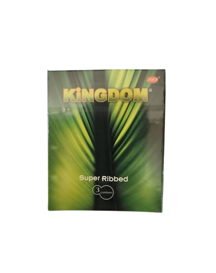 Kingdom Super Ribbed 3 Condoms