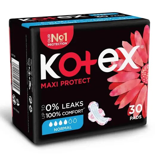 Kotex Maxi Protect Normal 30 Pads