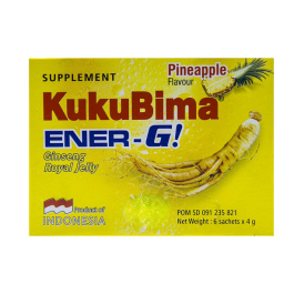 KukuBima Energy Drink Powder Pineapple 6 Sachets