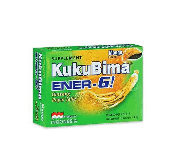 Kukubima Ginseng Royal Jelly Powder 6 Sachets – Mango