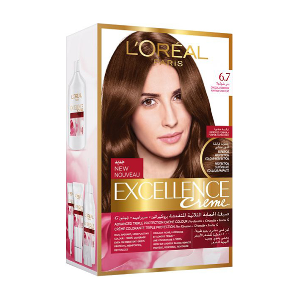 L'Oréal Excellence Hair Dye 6.7 Chocolate Brown
