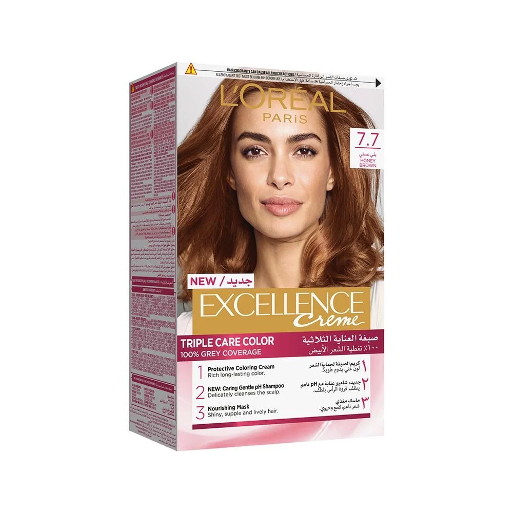 L'Oréal Excellence Hair Dye 7.7 Honey Brown