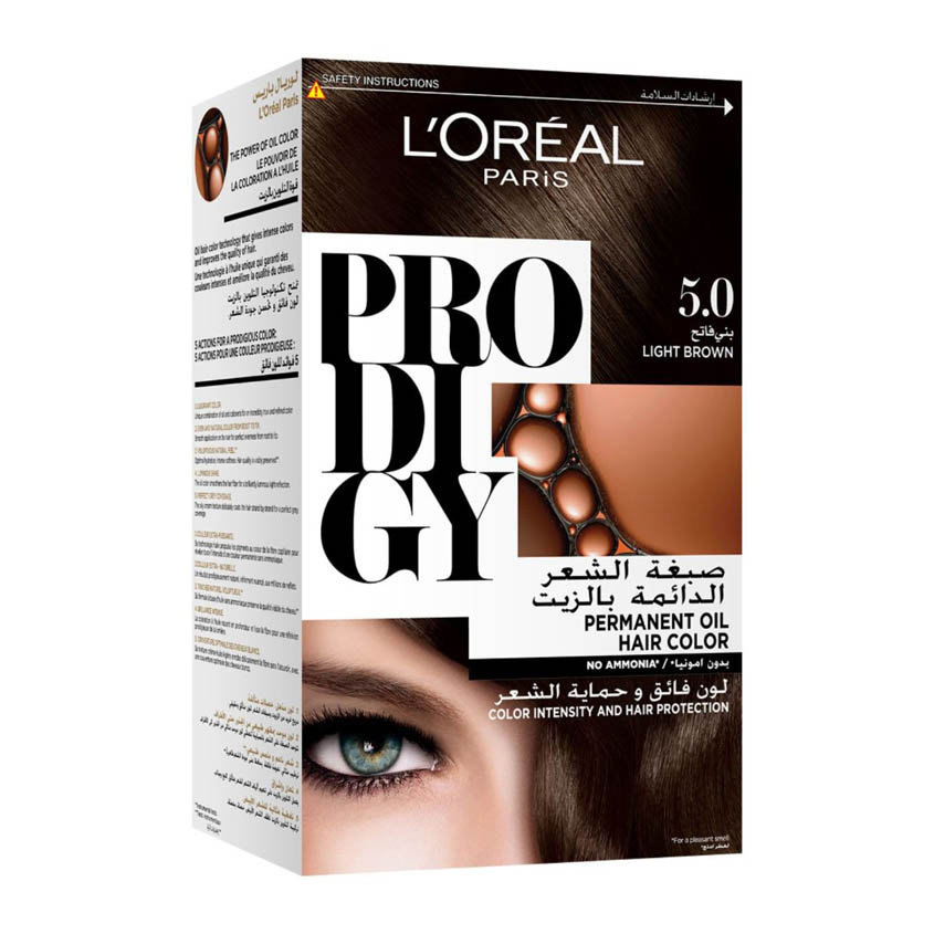 L’Oreal Paris Prodigy Hair Color 5.0 Light Brown