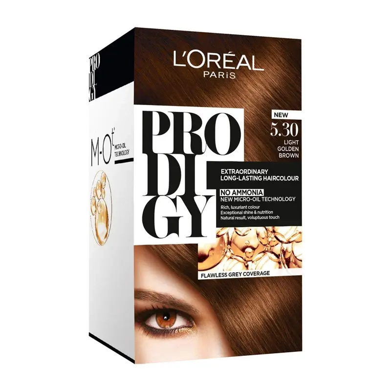 L’Oreal Paris Prodigy Hair Color 5.30 Light Golden Brown
