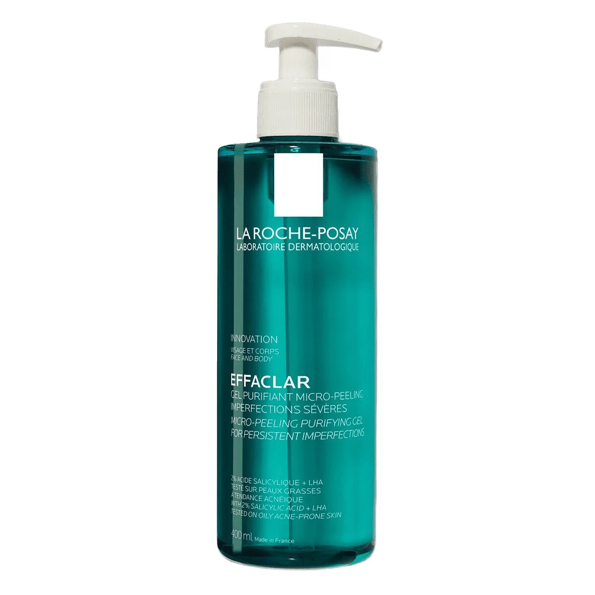 La Roche-Posay Effaclar Micro-peeling purifying gel FACE AND BODY CLEANSER 400ml