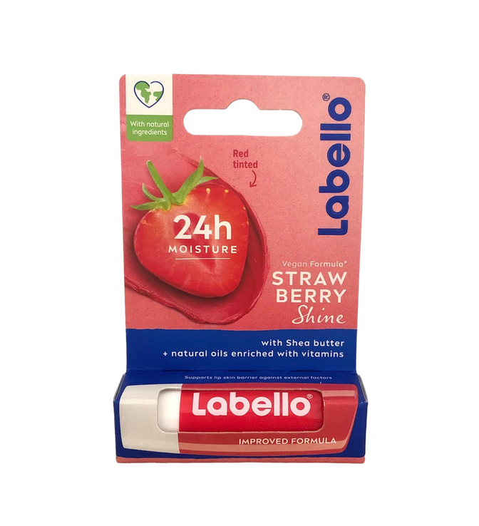 Labello Strawberry Shine Lip Balm 4.8g