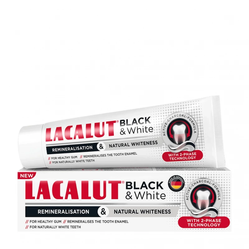 Lacalut Black and White Toothpaste 75ml