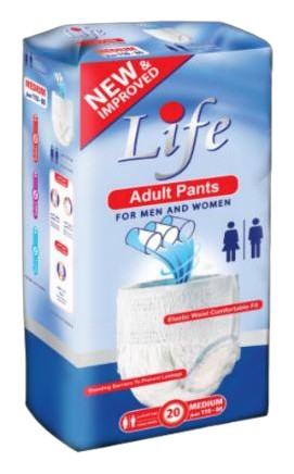 Life Medium Unisex Adult Diaper 20