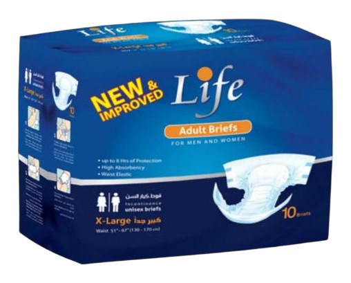 Life Unisex XLarge Adult Dipaer 10