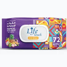 Life Tropical Fruit Wet Wipe 72