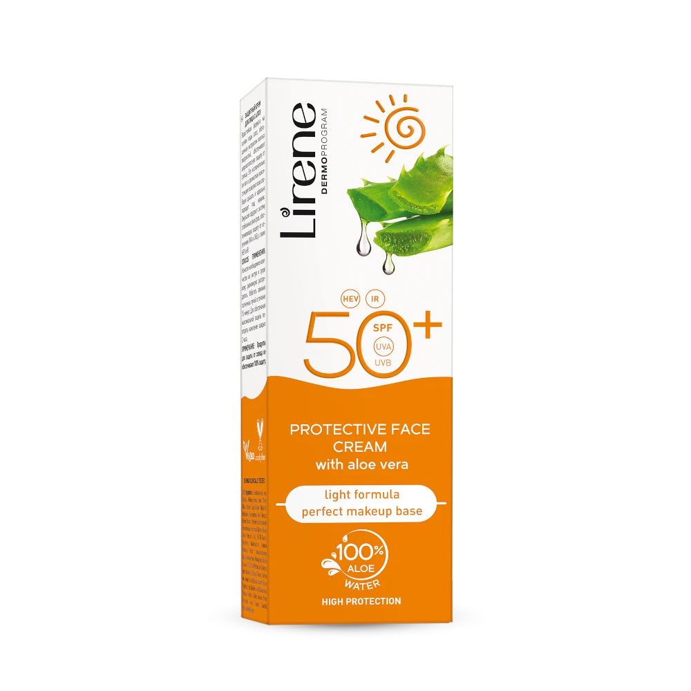 Lirene Aloe Vera Spf50+ Cream 50ml