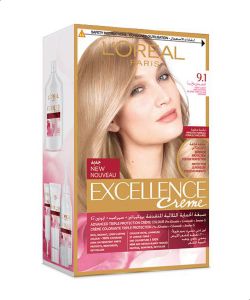 Loreal Excellence Hair Color Shade 9.1-Light Ash Blonde