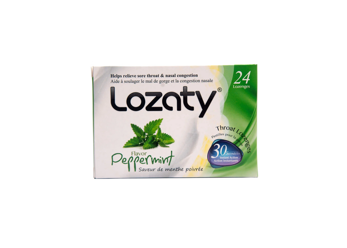 Lozaty Thorat Peppermint Flavor 24 Lozenges