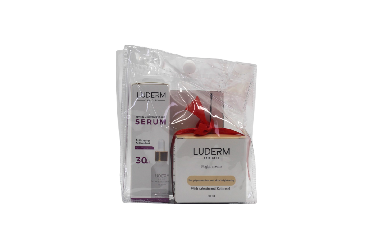 Luderm Night Cream 50ml +Serum 30ml