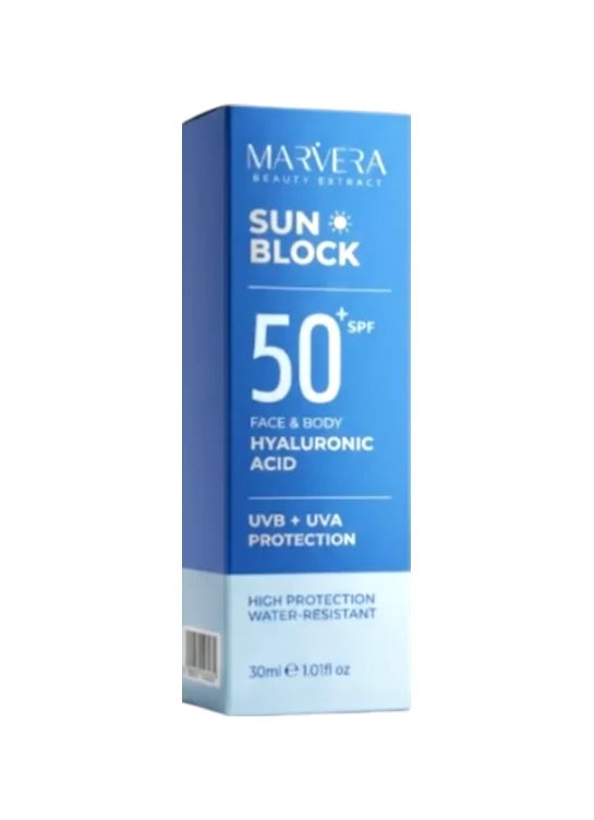 Marvera Sunblock SPF50+ Cream 30ml