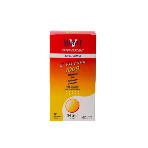 Marvit C Vit Plus Effervescent Tablet 1000mg 12 Tabs