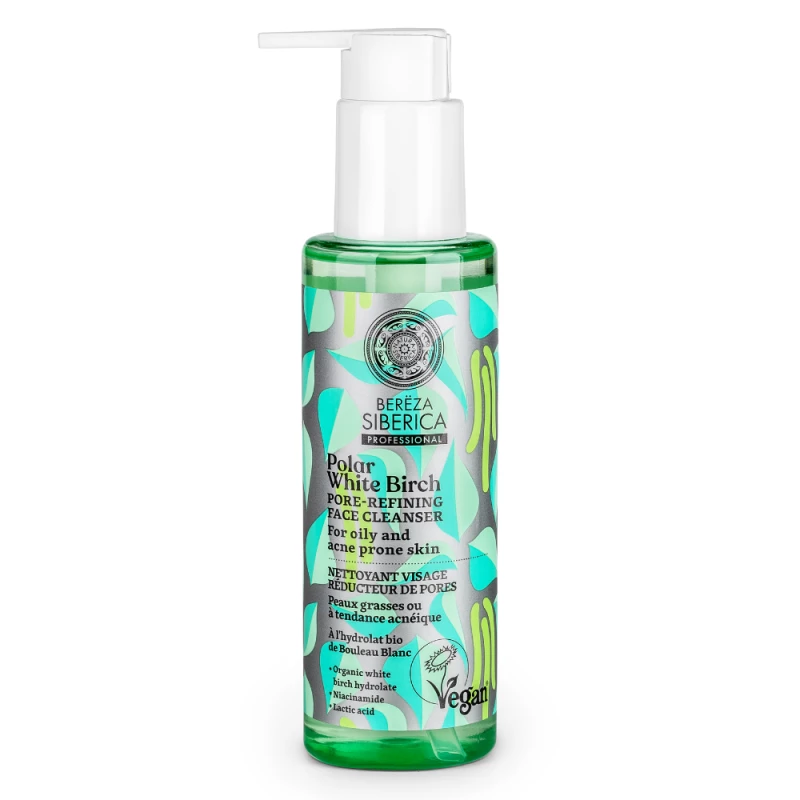 Natura Siberica Polar White Birch Pore-Face Clean Gel 145ml