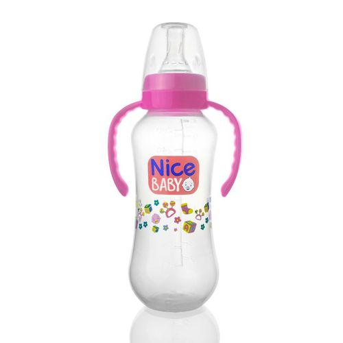 Nice Baby Bottle With Hands Pink 280ml