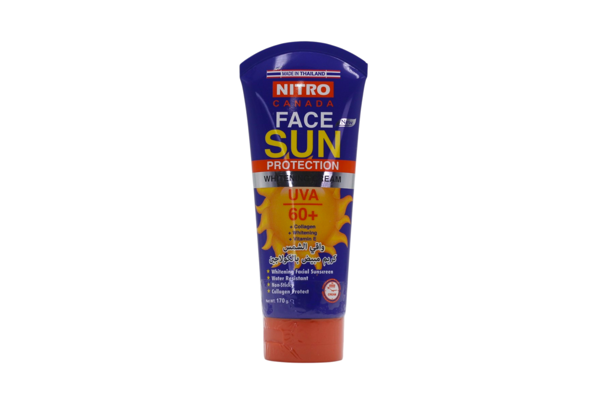 Nitro Whitening Cream With Collagen SPF60 Sunscreen 170g