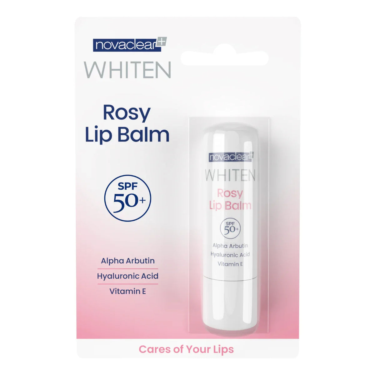 Novaclear Whiten Rosy Lip Balm SPF50+ 4.9g