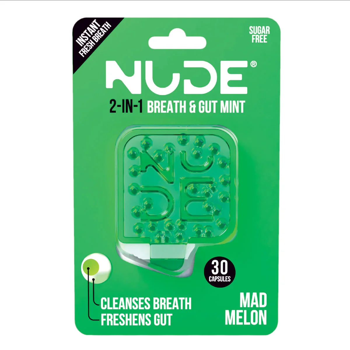 Nude Mints Melon 30 Capsules Box Of 10