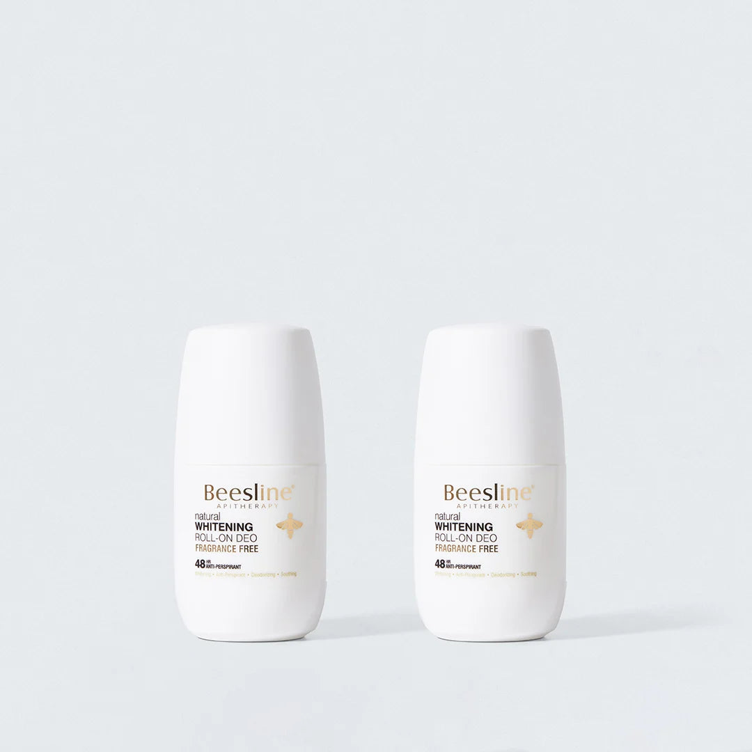 Offer Beesline Fragnancy Free Deo Roll On 50ml 2 Pcs
