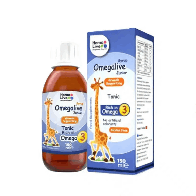3 Omegalive JUNIOR Syrup 150 ml