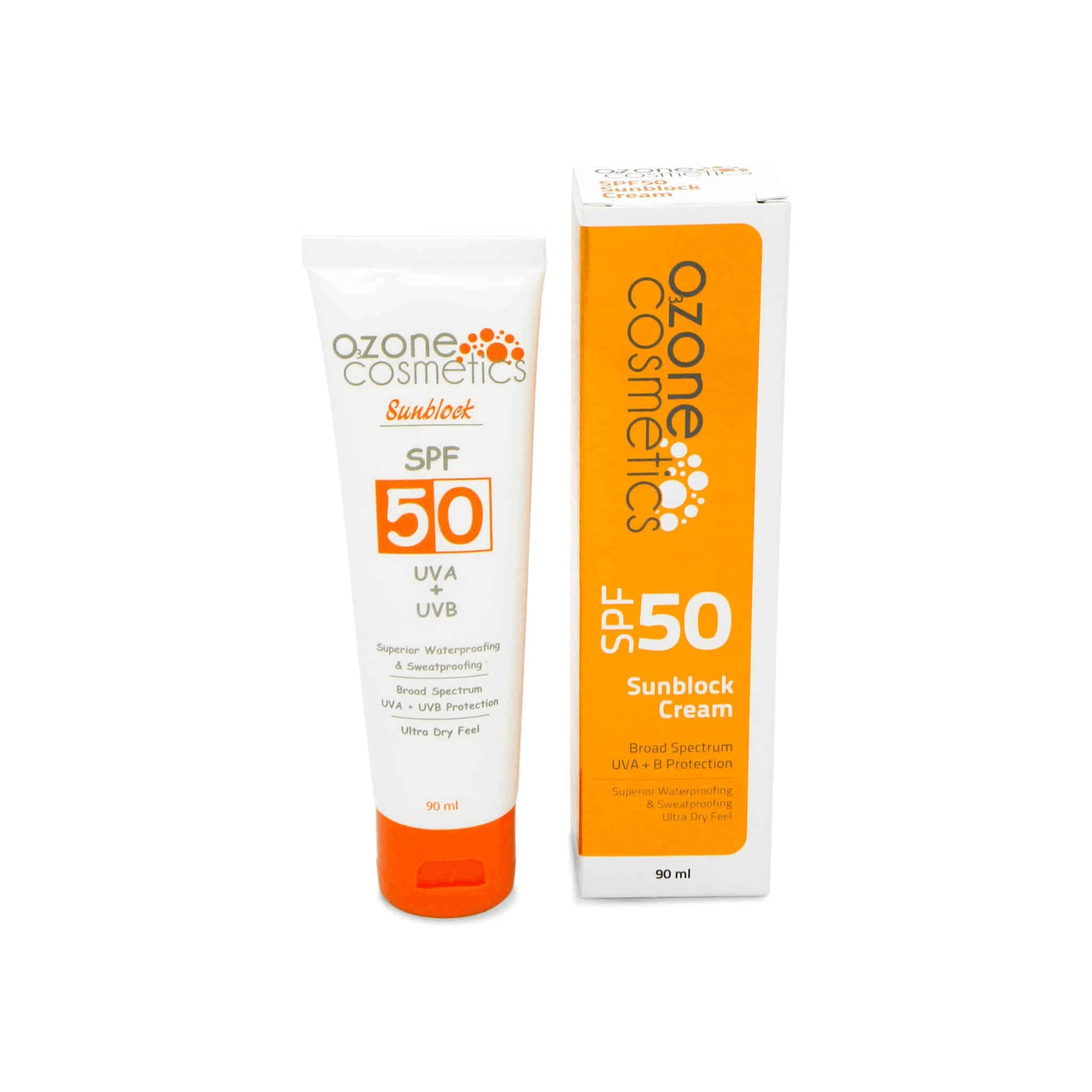 Ozone Sun Block Spf 50 Cream 90ml