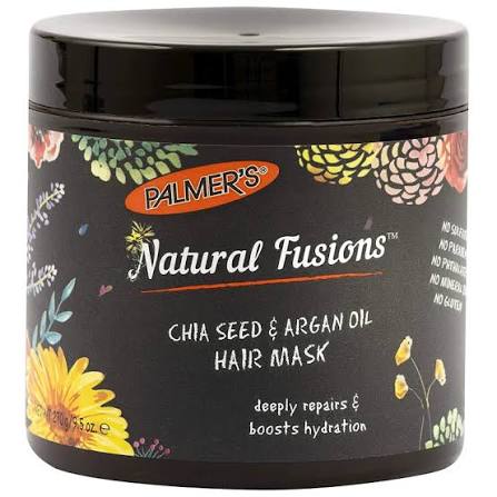 Palmer's Natural Fusions Chia Seed & Argan Hair Mask Jar 270g
