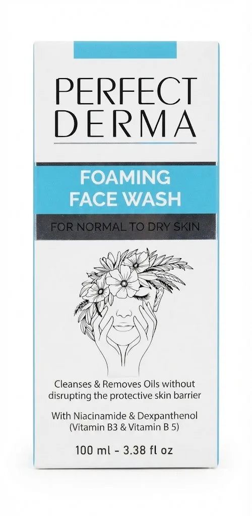 Perfect Derma Foaming Face Wash For Normal to Dry Skin 100ML