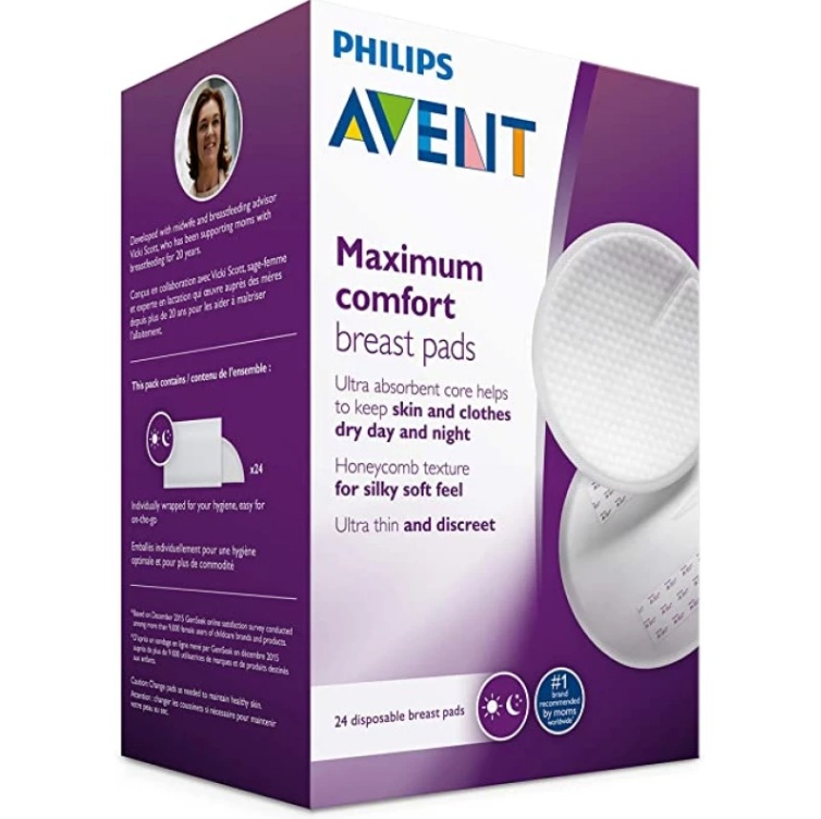 Philips Avent Disposable Breast Pads 24 Pcs