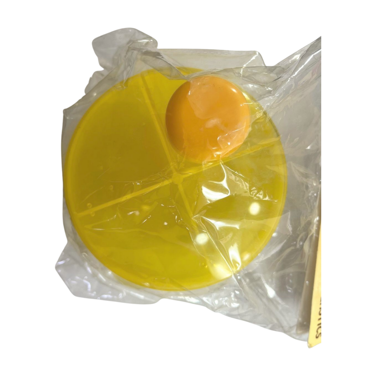 Potato Rounded Yellow Food Container