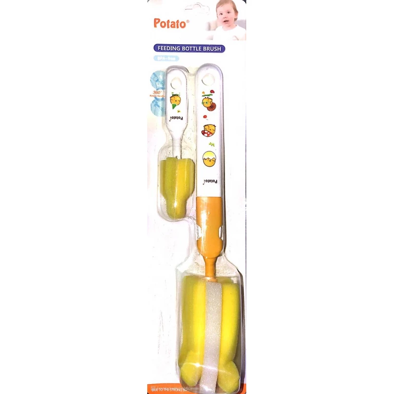 Potato Sponge Bottle Cleaning Brush