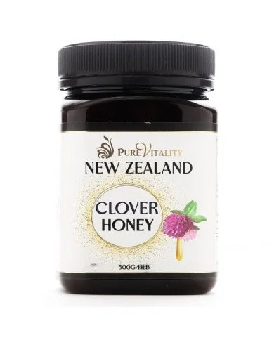 Pure Vitality New Zealand Clover Honey 500g