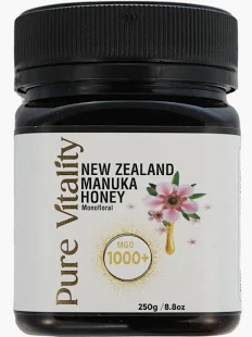 Pure Vitality New Zealand Manuka Honey MGO1000+ 250g