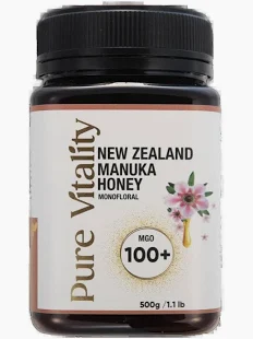 Pure Vitality New Zealand Manuka Honey MGO100+ 500g