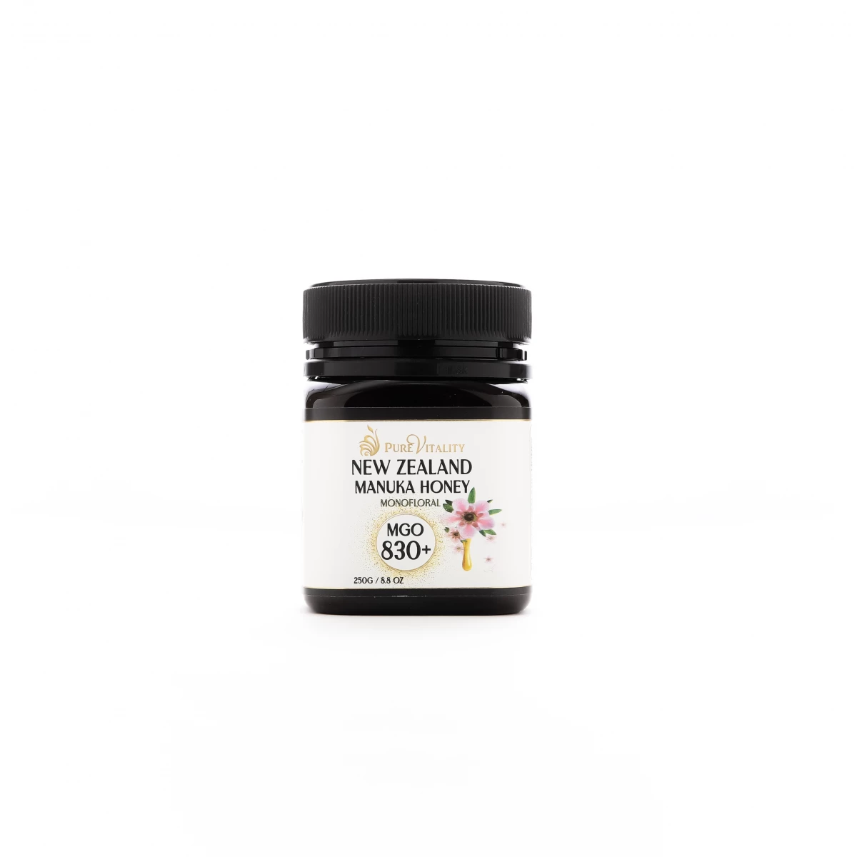 Pure Vitality New Zealand Manuka Honey MGO830+ 250g