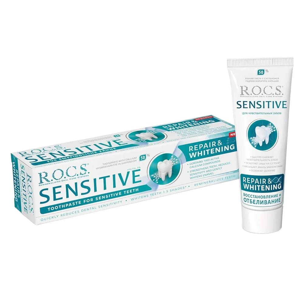 R.O.C.S. Sensitive Repair & Whitening Toothpaste 94g
