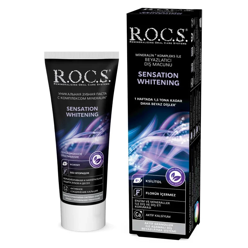 R.O.C.S Sensation Whitening Toothpaste 74g