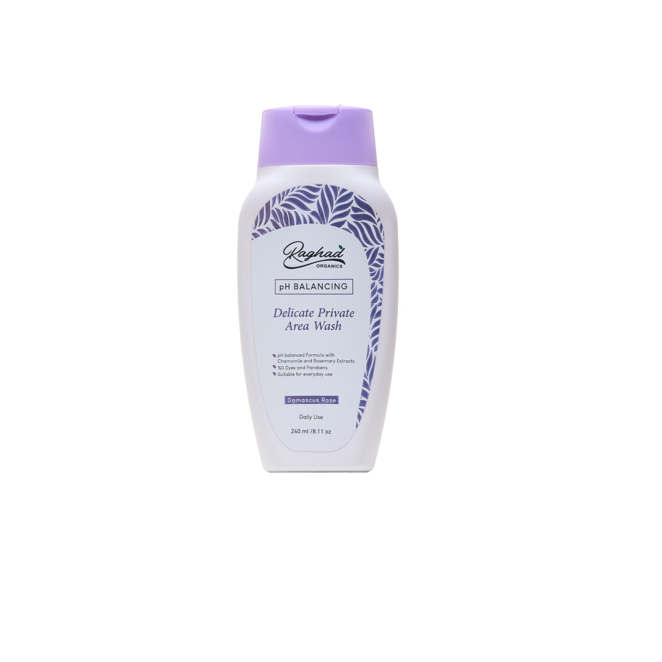 Raghad Organics Damascus Rose Delicate Private Area Wash 240ml