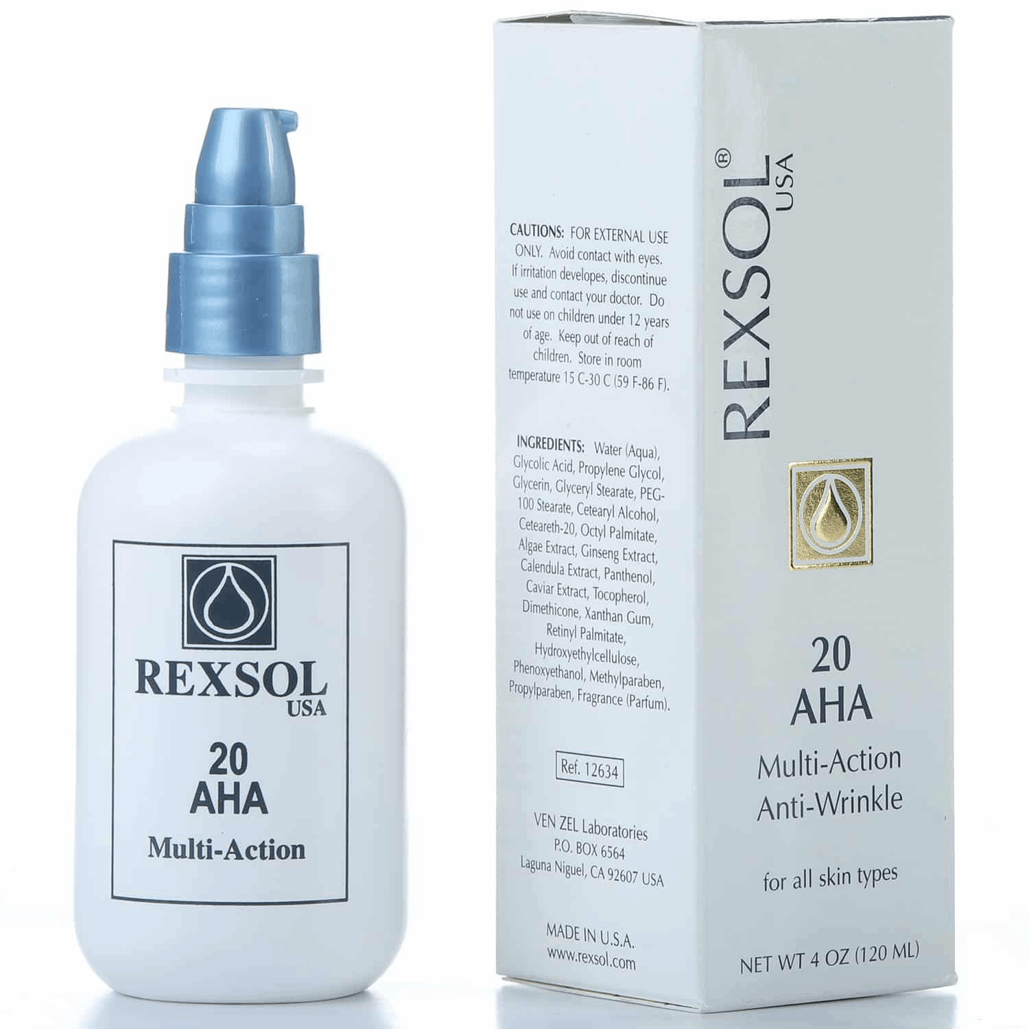 Rexsol AHA 20 Anti Aging Cream 120ml
