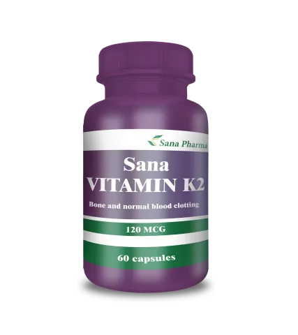 Sana Vitamin K2 120mcg 60 Capsules