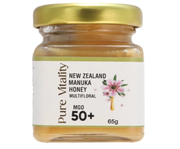 Pure Vitality New Zealand Manuka Honey MGO50+ 65g