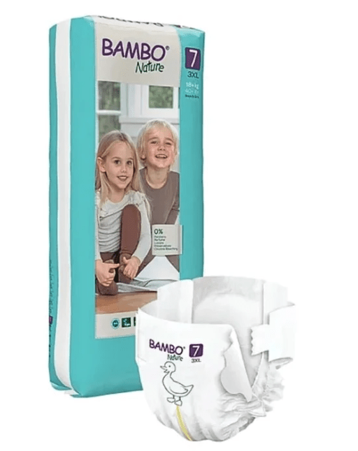 Bambo Diapers Size 7 (18Kg+), 40 Count